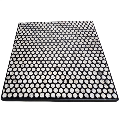 Tấm lót gốm cao su chống mài mòn 99% tấm gốm Alumina