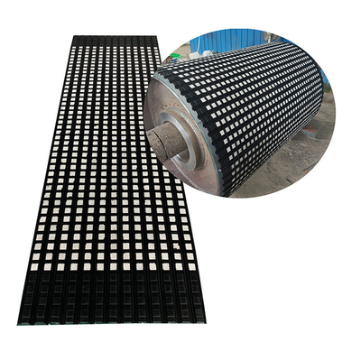 Ròng rọc gốm chống mài mòn chống trượt CN Lớp liên kết Cao su Trống gốm Lagging