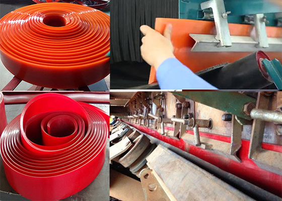 Băng tải Polyurethane Belt Váy Board Vành đai cao su thân thiện