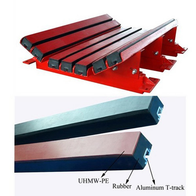 Tấm đệm cao su UHMWPE Băng tải Thanh tác động Băng tải hỗ trợ Thanh tác động trượt
