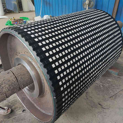Băng tải trống Tấm cao su ròng rọc gốm kim cương