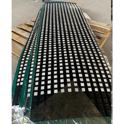 Gạch gốm Dimple được nhúng trong độ trễ cao su cho ròng rọc băng tải Chiều rộng 500mm