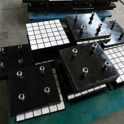 Tấm lót gốm Alumina chống va đập Tấm lót composite cao su gốm hình chữ nhật