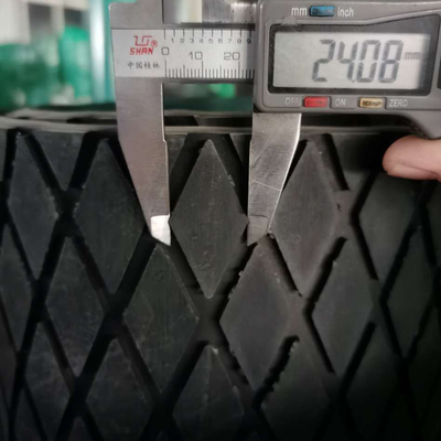 Mô hình xương cá Băng tải ròng rọc Lagging Ròng rọc cao su rãnh kim cương