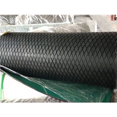 Băng tải cao su kim cương Ròng rọc tụt hậu Ròng rọc lưu hóa lạnh Tấm cao su tụt hậu