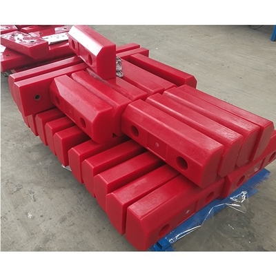 Máng cao su Polyurethane Tấm lót tấm lót với tấm lót bằng thép