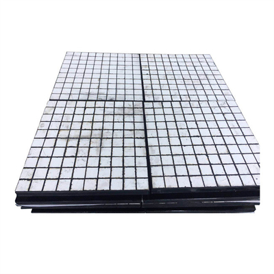 92% AI2O3 Tấm lót gốm Alumina Máng lót gốm cao su để khai thác