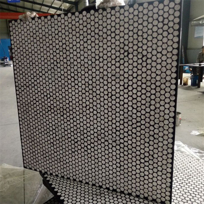Tấm lót bằng gốm hình vuông 100x100 cho phễu máng