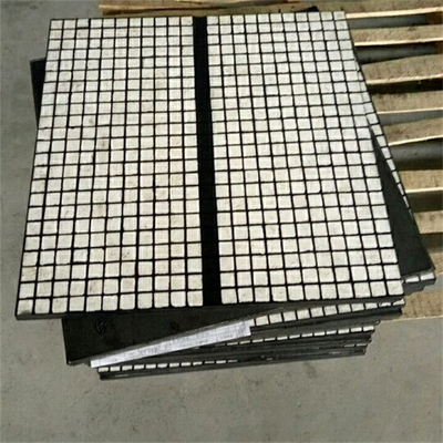 Tấm lót gốm cao su chống mài mòn 99% tấm gốm Alumina