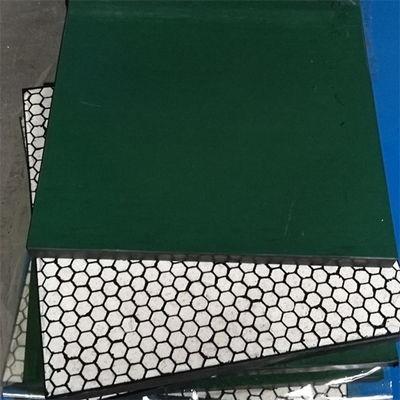 Lớp liên kết Cn Lớp lót gốm Gạch men Alumina cho băng tải khai thác