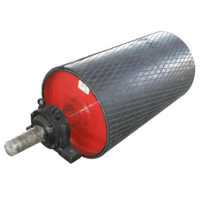 Mohs 9 Quadrat Ceramic Pulley Lagging Wear Lining Cold Bonding